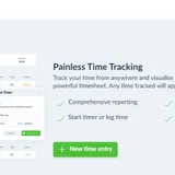 Plutio timesheets screen from the business management software review